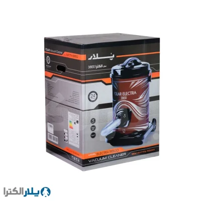 جاروبرقی سطلی پلار الکترا مدل 3800 با توان 1800 وات و فیلتر چندمرحله‌ای