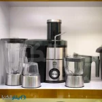 آبمیوه گیر ۴ کاره سیلورپوینت مدل JBG4000 با تیغه استیل و پارچ شیشه‌ای، توان ۱۸۰۰ وات